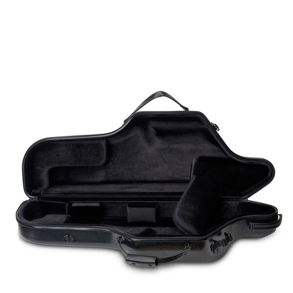 Baritone Saxophone Case With Wheels, Zip, Bb & A (Black) Protec