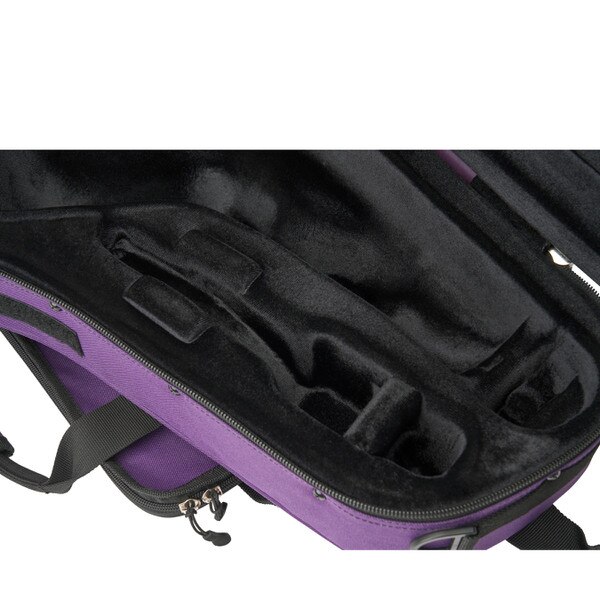 ProTec MX304CTPR - Étui Profilée MAX Saxophone Alto Violet - Léger Et Robuste Avec Bandoulière